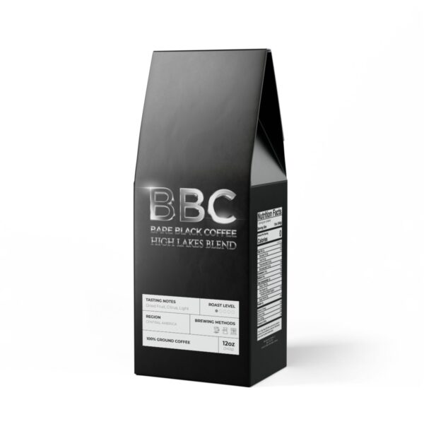 Bare Black Coffee High Lakes Coffee Blend