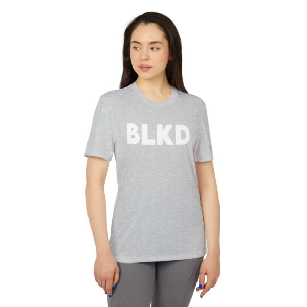 adidas® QOS BLKD Fitness Dick In My Belly Unisex Sport T-shirt - Image 16