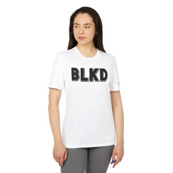 adidas® QOS BLKD Black Guys Make Me Happy Unisex Sport T-shirt - Image 4