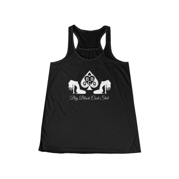 QOS BBC Slut Women's Flowy Racerback Tank