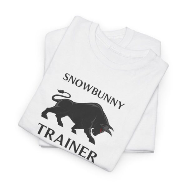 Snowbunny Trainer Black Bull Heavy Cotton Tee