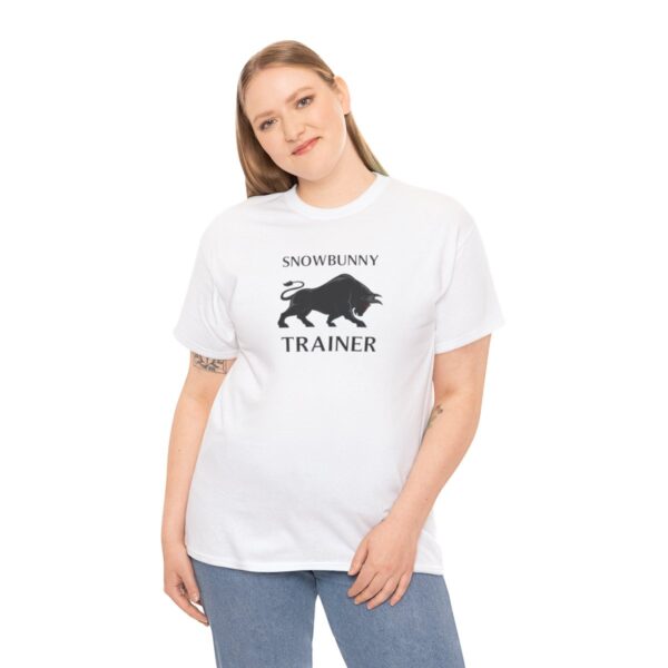 Snowbunny Trainer Black Bull Heavy Cotton Tee - Image 12