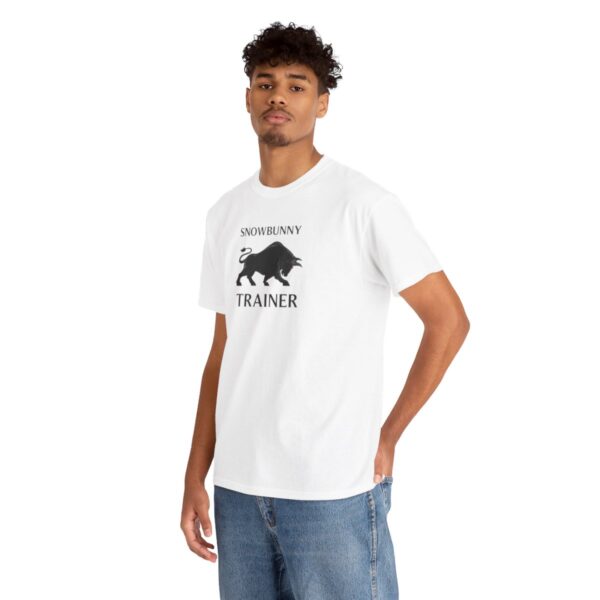 Snowbunny Trainer Black Bull Heavy Cotton Tee - Image 14