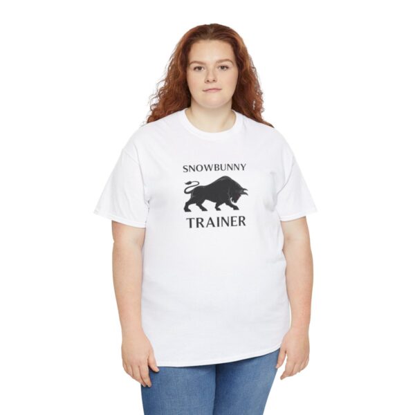 Snowbunny Trainer Black Bull Heavy Cotton Tee - Image 15