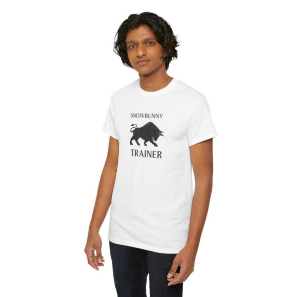 Snowbunny Trainer Black Bull Heavy Cotton Tee - Image 19