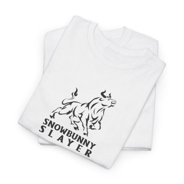 Snowbunny Slayer Black Bull Heavy Cotton Tee