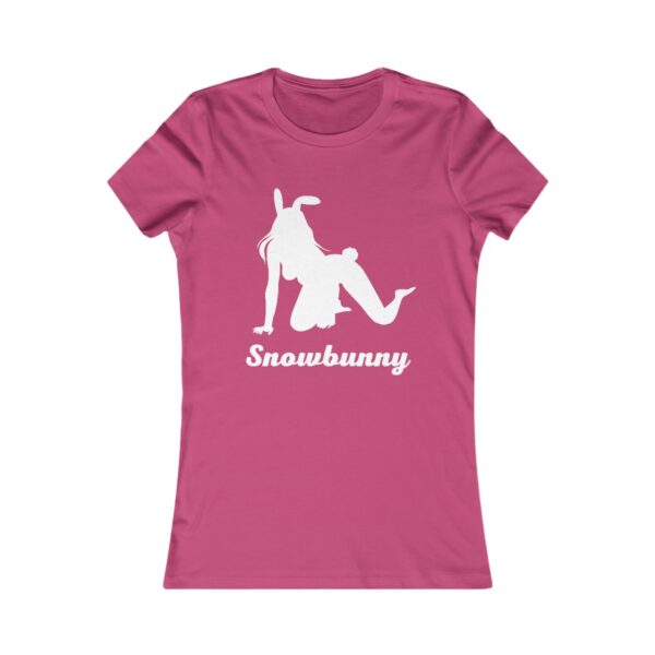 Snowbunny Hands And Knees Women's Favorite Tee - Image 9