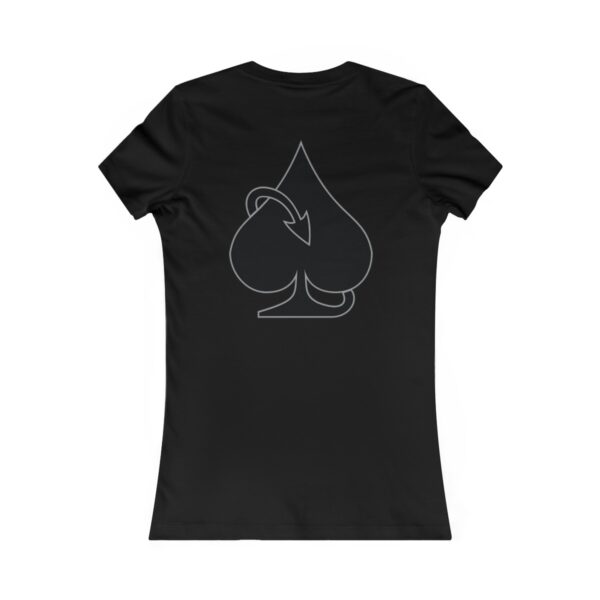 QOS Card Devil Tail Women's Favorite Tee - Image 2