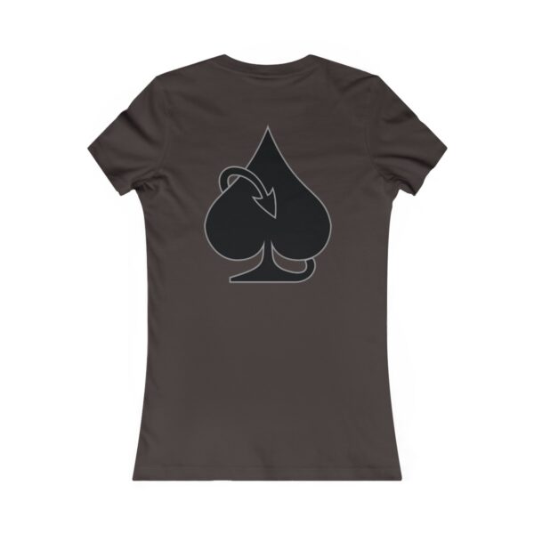 QOS Card Devil Tail Women's Favorite Tee - Image 6