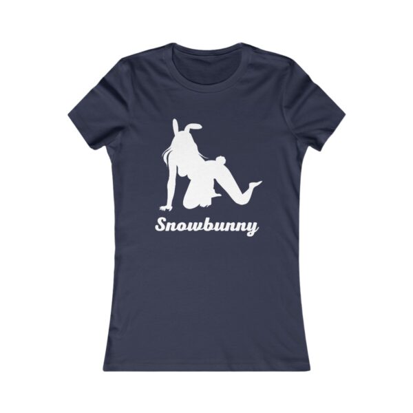 Snowbunny Hands And Knees Women's Favorite Tee - Image 5