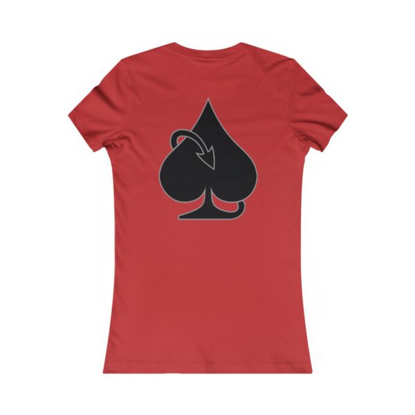 QOS Card Devil Tail Women's Favorite Tee - Image 34