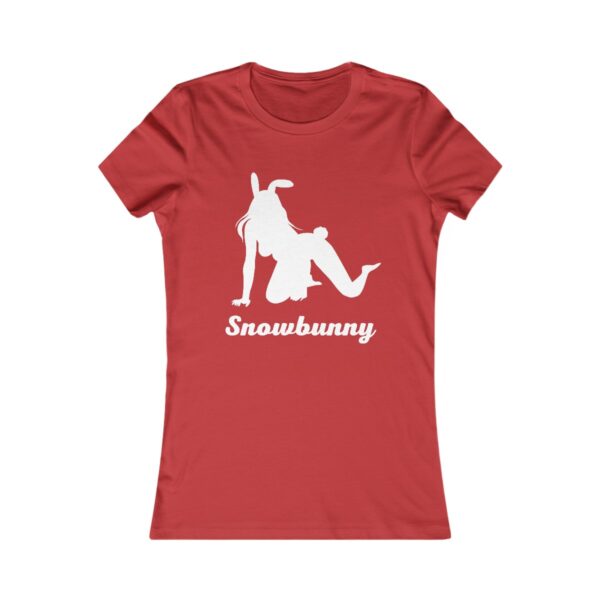 Snowbunny Hands And Knees Women's Favorite Tee - Image 11