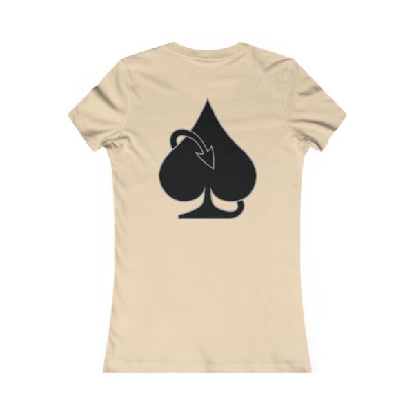 QOS Card Devil Tail Women's Favorite Tee - Image 8