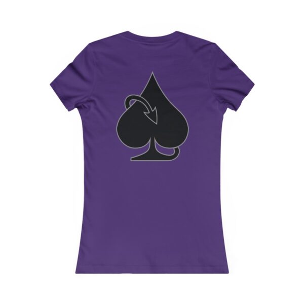 QOS Card Devil Tail Women's Favorite Tee - Image 28