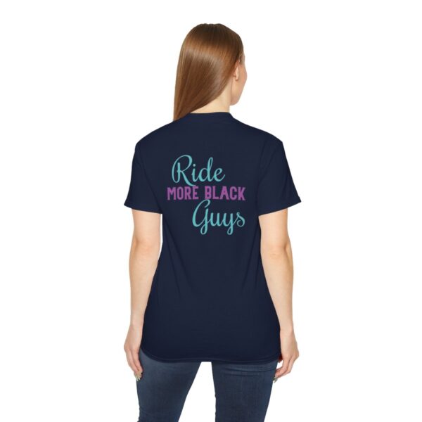 BLKD Ride More Black Guys Unisex Ultra Cotton Tee - Image 12