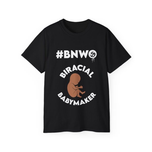 QOS BNWO Biracial Babymaker Snowbunny Unisex Ultra Cotton Tee - Image 2