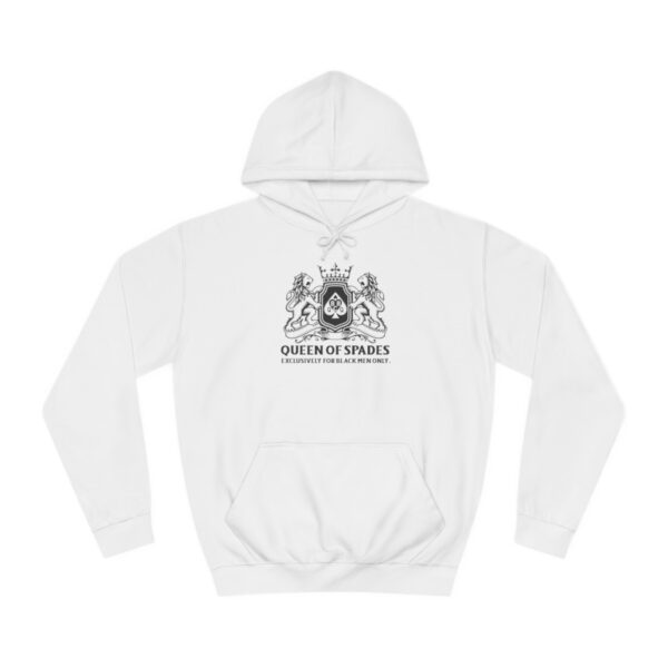 QOS BBC Exclusively For Black Men Only Unisex College Hoodie - Image 2