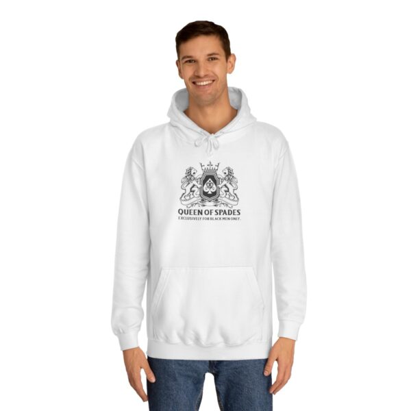 QOS BBC Exclusively For Black Men Only Unisex College Hoodie - Image 4