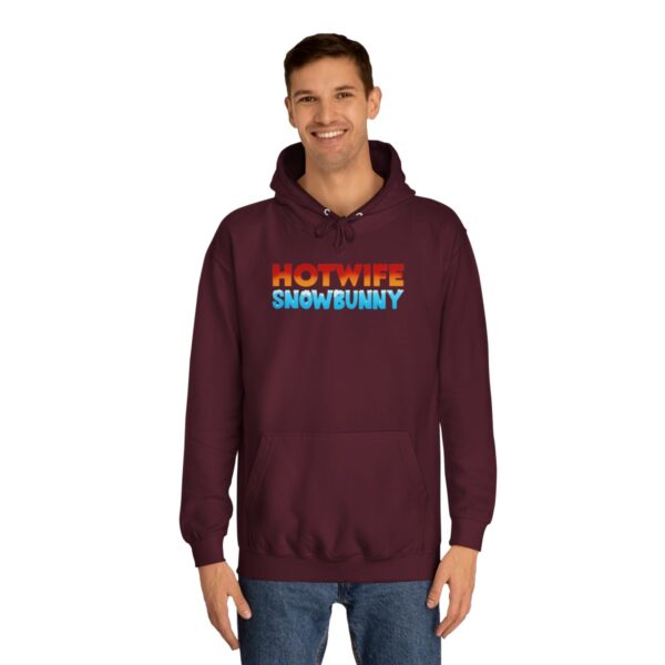 Hotwife Snowbunny College Hoodie - Image 64