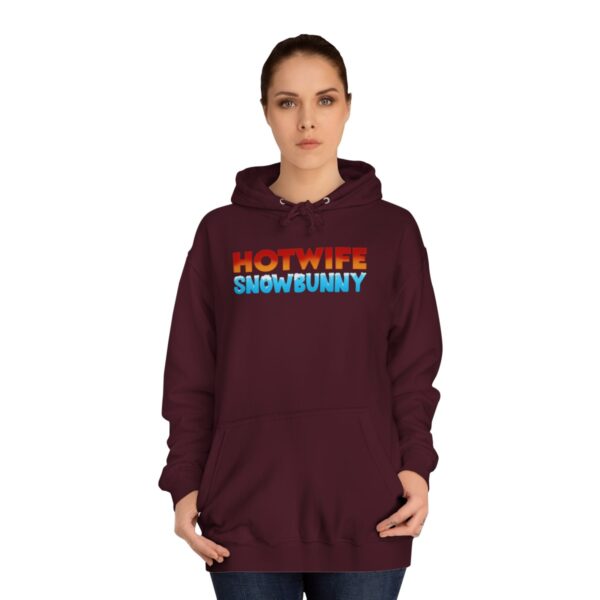 Hotwife Snowbunny College Hoodie - Image 61