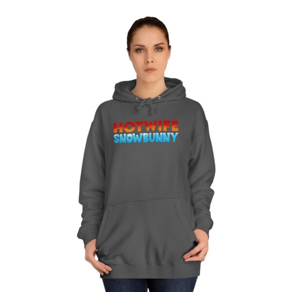 Hotwife Snowbunny College Hoodie - Image 45