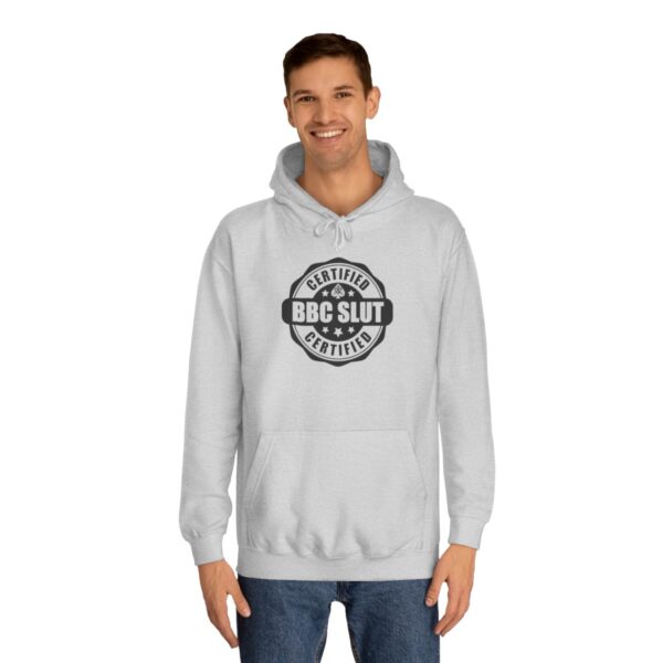 QOS BBC Certified BBC Slut Unisex College Hoodie - Image 16