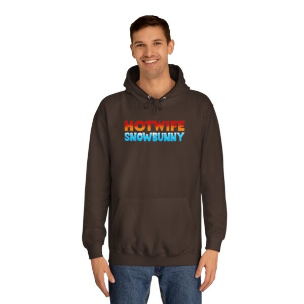 Hotwife Snowbunny College Hoodie - Image 8