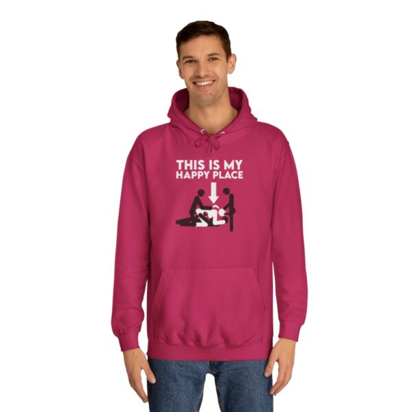 This Is My Happy Place BBC Pregnancy Hoodie Unisex College Hoodie - Image 4