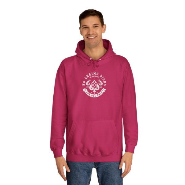 QOS No Shrimp Dicks NWB For BBC Only Unisex College Hoodie - Image 12