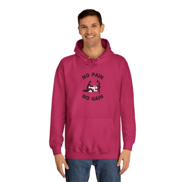 QOS BBC Gangbang No Pain No Gain Unisex College Hoodie - Image 24