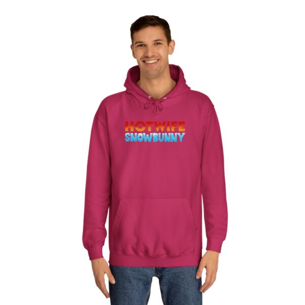 Hotwife Snowbunny College Hoodie - Image 60