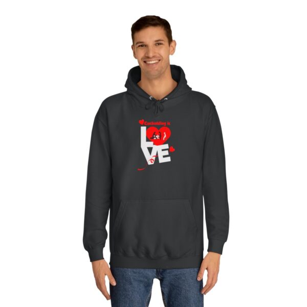 QOS BBC Cuckolding Is Love Unisex College Hoodie - Image 8