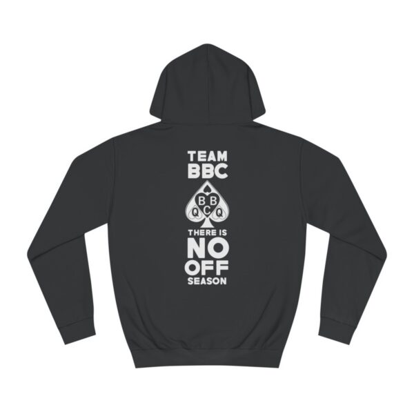 QOS Let The Whole Team Hit It No Off Season Unisex College Hoodie - Image 5