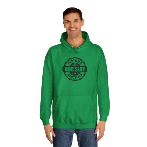 QOS BBC Certified BBC Slut Unisex College Hoodie - Image 20