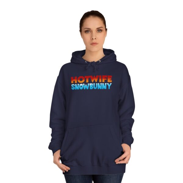 Hotwife Snowbunny College Hoodie - Image 41