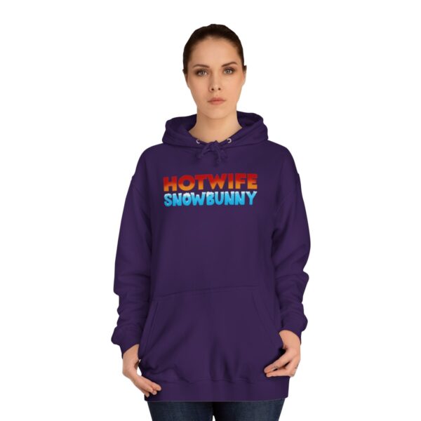 Hotwife Snowbunny College Hoodie - Image 49