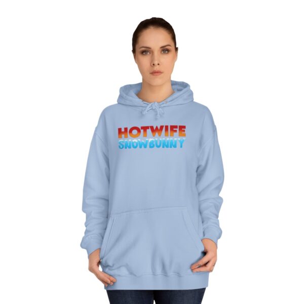 Hotwife Snowbunny College Hoodie - Image 33