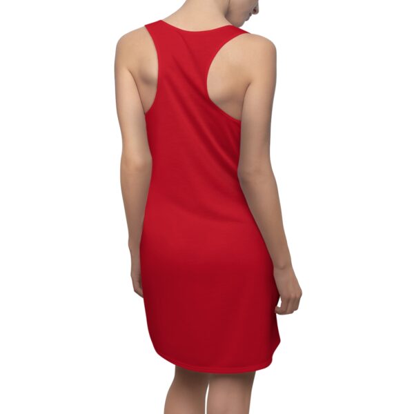 QOS Size Queen Red Women's Cut & Sew Racerback Dress - Image 7