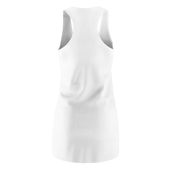 QOS Crown Cuckold Antlers Women's Cut & Sew Racerback Dress - Image 3