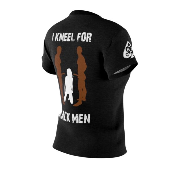 QOS I Stand For The Flag I Kneel For Black Men Women's Cut & Sew Tee - Image 4