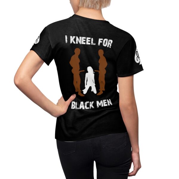 QOS I Stand For The Flag I Kneel For Black Men Women's Cut & Sew Tee