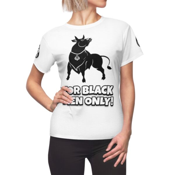 QOS Black Bull I Went Black Women's Cut & Sew Tee - Image 5