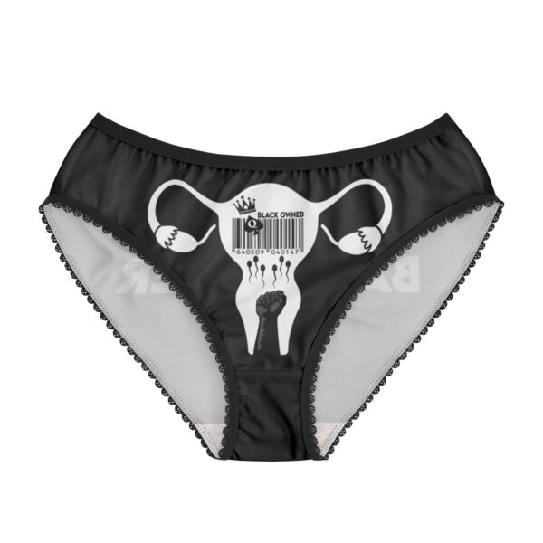 QOS Black Owned Uterus Barcode Biracial Babymaker Panties