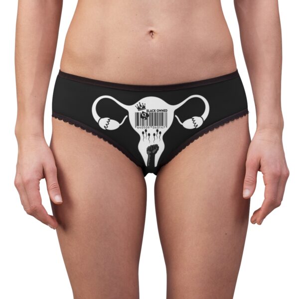 QOS Black Owned Uterus Barcode Biracial Babymaker Panties - Image 3