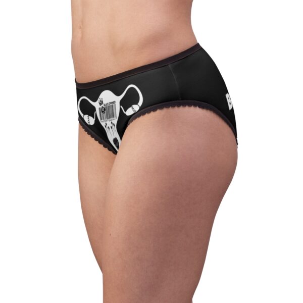 QOS Black Owned Uterus Barcode Biracial Babymaker Panties - Image 4