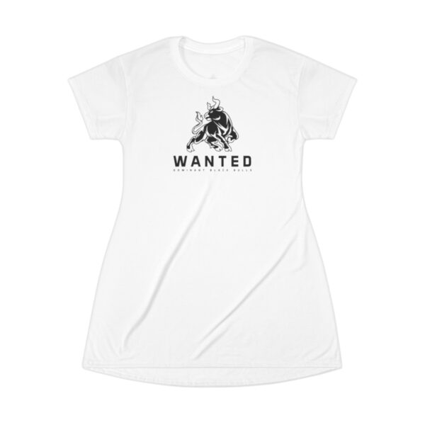 QOS BBC Dominant Black Bulls Wanted T-Shirt Dress - Image 2