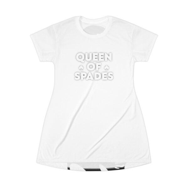 QOS BBC Ass Tattoo Stacked Text T-Shirt Dress - Image 2