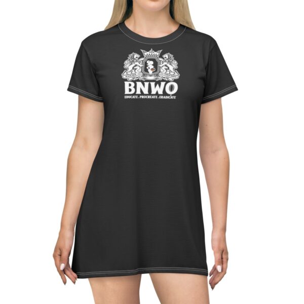 QOS BNWO Educate Procreate Eradicate T-Shirt Dress