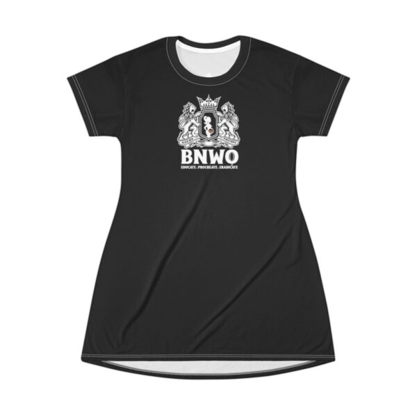 QOS BNWO Educate Procreate Eradicate T-Shirt Dress - Image 2