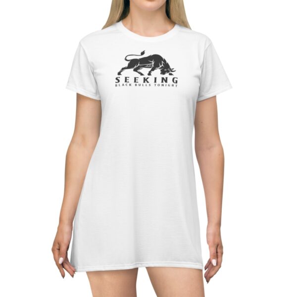 QOS BBC Seeking Black Bulls Tonight T-Shirt Dress